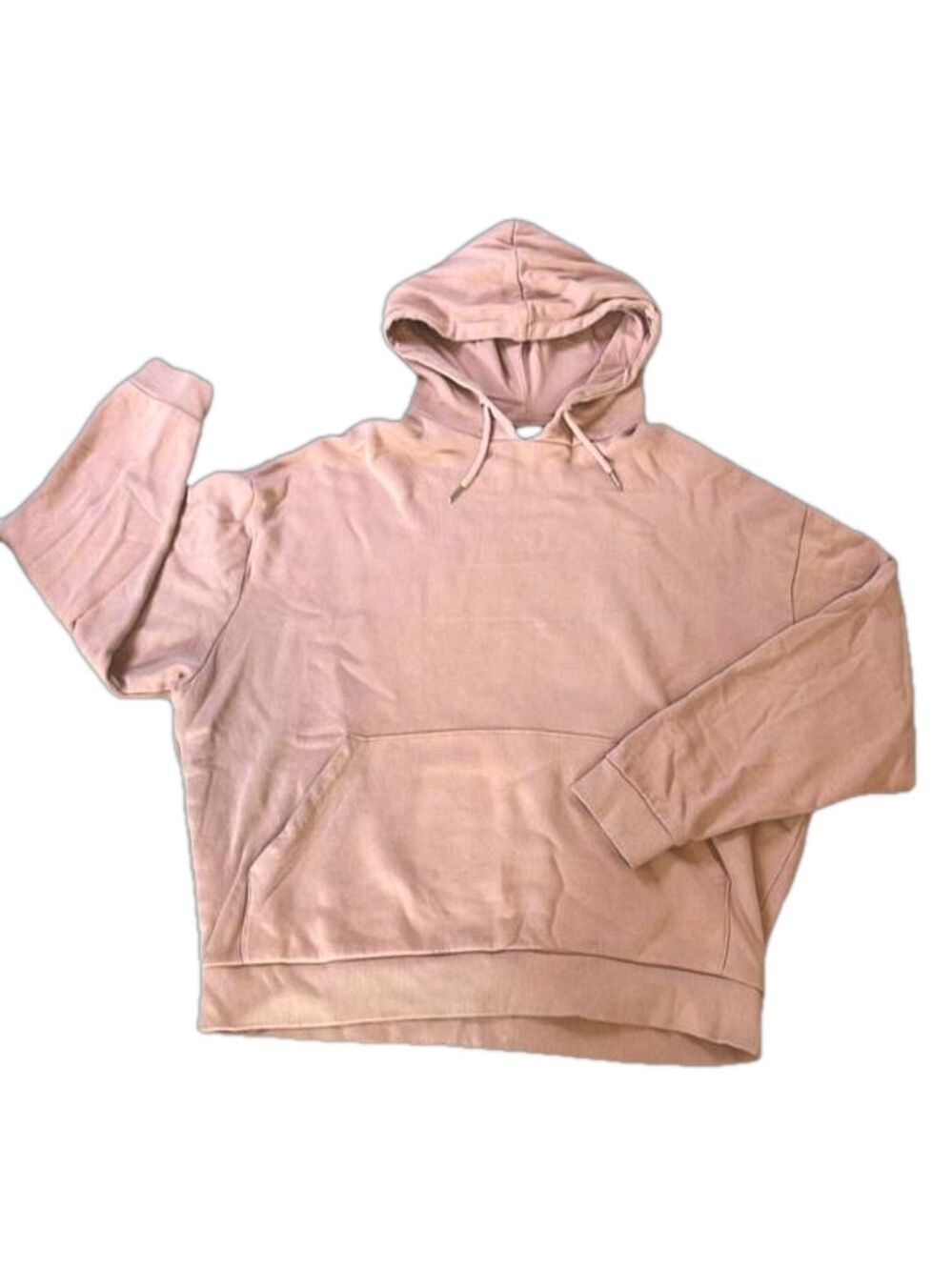 ASOS Light Pink Oversized Hoodie Kangaroo Pocket Cozy Size L (fits to XXL)